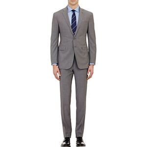 Vestimenta Mens Wool Slim Fit 2pc Suit 44 Regular Gray Pants 37 Waist - NWT $995